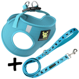 Step In Dog Harness & Leash Set - For Teacup & Small Dogs