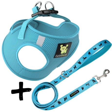 Step In Dog Harness & Leash Set - For Teacup & Small Dogs