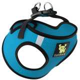 EcoBark Step In Dog Harness - XXXS to Small Breeds- Reflective Soft Mesh Harness for Teacup, Small Dogs and Puppies / Teal