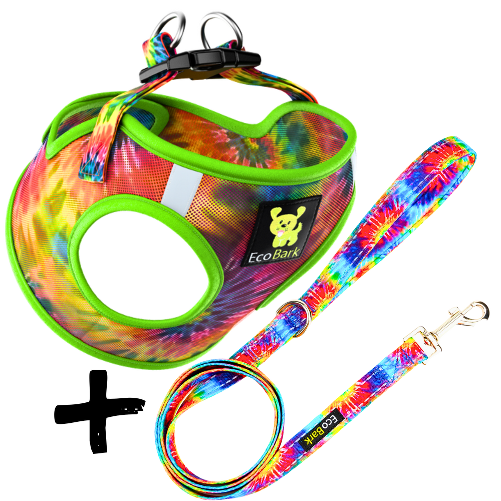 Step In Dog Harness & Leash Set - For Teacup & Small Dogs