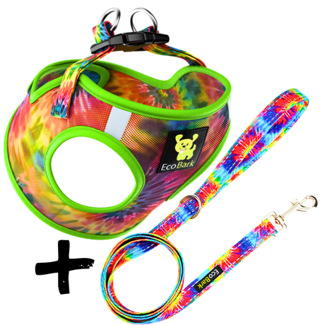 Step In Dog Harness & Leash Set - For Teacup & Small Dogs