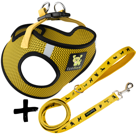 Step In Dog Harness & Leash Set - For Teacup & Small Dogs