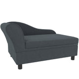 Pet Sofa Bed Couch with Storage, Pet Sofa for Small Dogs (Dark Gray)