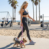 EcoBark Step In Dog Harness - XXXS to Medium Breeds- Reflective Soft Mesh Harness for Teacup, Small Dogs and Puppies / Baby Pink