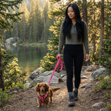 EcoBark Step In Dog Harness - XXXS to Small Breeds- Reflective Soft Mesh Harness for Teacup, Small Dogs and Puppies / Bubblegum Pink