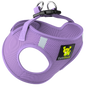 EcoBark Step In Dog Harness - XXXS to Medium Breeds- Reflective Soft Mesh Harness for Teacup, Small Dogs and Puppies / Lavender