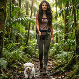 EcoBark Step In Dog Harness - XXXS to Small Breeds- Reflective Soft Mesh Harness for Teacup, Small Dogs and Puppies / Lilac Pink