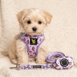 Mermaid Dog Harness - Teacup & Small Breeds- Step-In Reflective Soft Harness for Teacup, Small Dogs and Puppies / Mermaid Tail