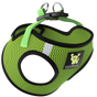 EcoBark Step In Dog Harness - XXXS to Medium Breeds- Reflective Soft Mesh Harness for Teacup, Small Dogs and Puppies / Neon Green Sport
