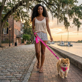 EcoBark Pink Dog Harness - Over-the-Head Soft Mesh Dog Vest Halter for Small to Medium Dogs and Puppies