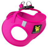 EcoBark Teacup Dog Harness - Step In Soft Mesh Reflective Dog Vest Halter for XXXS to Small Dogs and Puppies