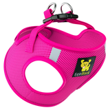 EcoBark Teacup Dog Harness - Step In Soft Mesh Reflective Dog Vest Halter for XXXS to Small Dogs and Puppies