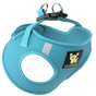 EcoBark Step In Dog Harness - XXXS to Medium Breeds- Reflective Soft Mesh Harness for Teacup, Small Dogs and Puppies / Sky Blue