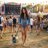 EcoBark Teal Dog Harness - Over-the-Head Soft Mesh Dog Vest Halter for Small to Medium Dogs and Puppies