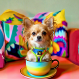 Step In Dog Harness & Leash Set - For Teacup & Small Dogs
